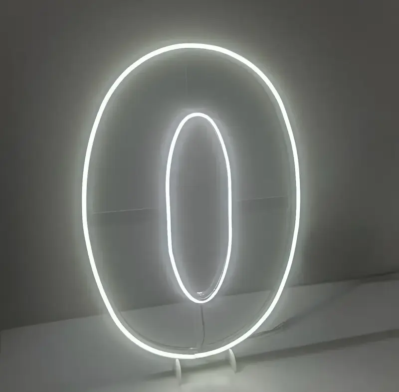 Painel Led Neon Número